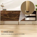 HOMCOM TV Stand Cabinet 130cm TV Unit w/ Adjustable Shelves for Living Room