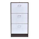 Livingandhome Wooden Shoe Organiser with 3 Tiers