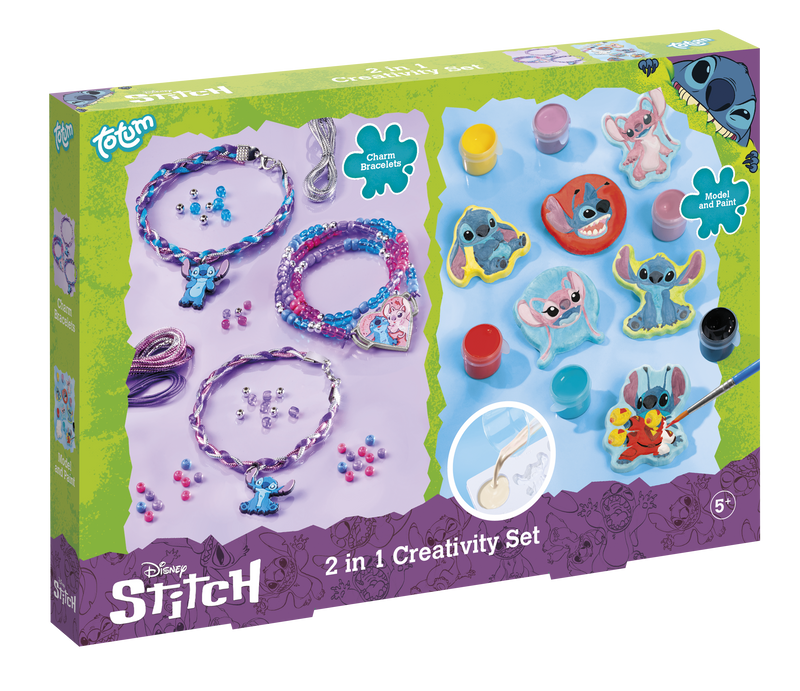 Stitch - 2 In 1 Creativity Set