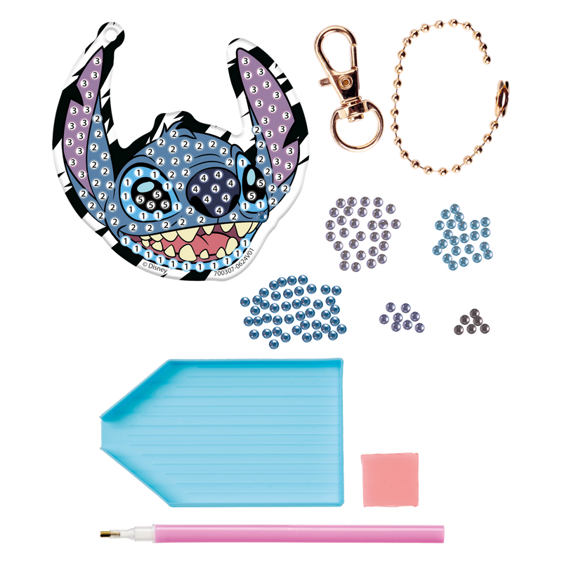 Stitch - Diamond Painting Keyring