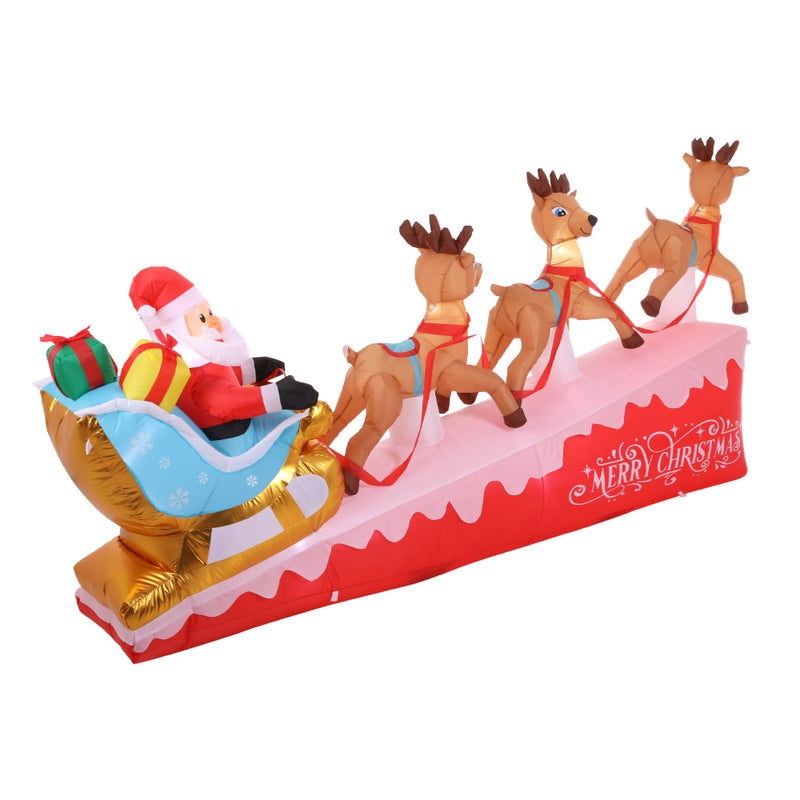 Lifeideas 8.9ft Christmas Inflatable Santa