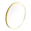 Livingandhome Nordic Round Bathroom Wall Mirror