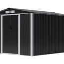 Breeins 6*4FT/6*8FT/8*10FT Metal Garden Storage Shed With Lockable Door