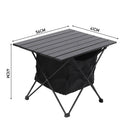 Breeins Aluminum Alloy Portable Roll-Top Camp Table