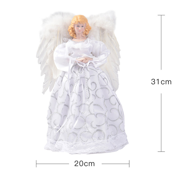 Lifeideas Angel Tree Topper with LED Lights