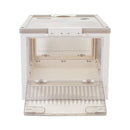 Lifeideas Transparent Folding Storage Box with Wheels