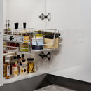 Lifeideas Metal Sliding Kitchen Cabinet Pull Out Wire Basket Organizer