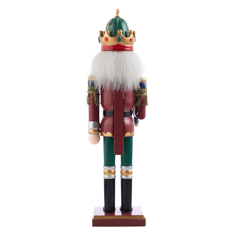 Lifeideas Wooden Nutcracker Soldier Figurine Christmas Ornament