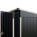 Breeins 8x4 FT Metal Pent Roof Garden Tool Storage Shed