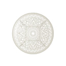 Breeins Vintage Cast Aluminum Garden Table - Off White