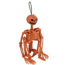 Creepy Posable Pumpkin Skeleton