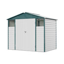Breeins 8x5.7FT Metal Apex Roof Garden Storage Shed