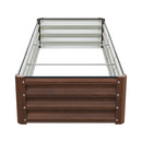 Breeins Rectangular Galvanized Steel Raised Garden Bed