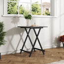 Livingandhome Folding Wooden Dining Table