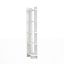 Livingandhome 5-Tier Corner Bookshelf Shelf Unit