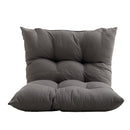 Breeins Rectangular Grey Bench Pad with Tufts