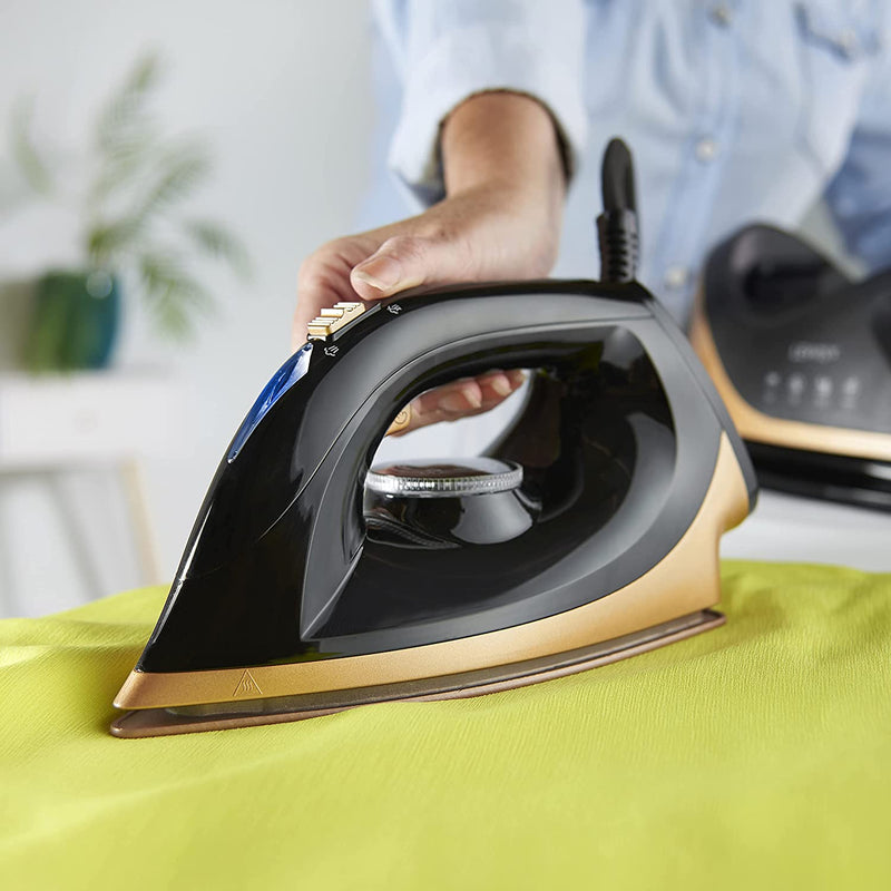 Lewis's Steam Generator Iron 2400W  - Black & Rose Gold