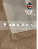 Chenille Blackout Taped Curtains Beige