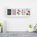 Lewis's Multi Aperture Photo Picture Frame with 5 Photos (White, 4" x 6")