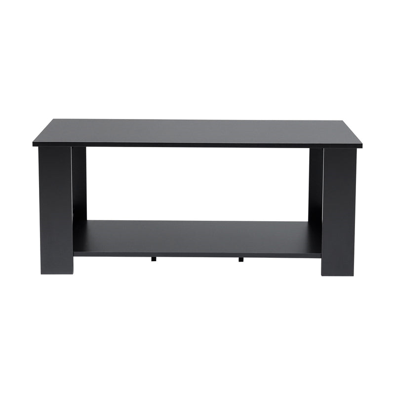 Livingandhome Simple Coffee Table 2 Tier Tea Table Wooden Living Room