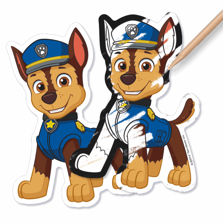 Paw Patrol Scratch Magnets