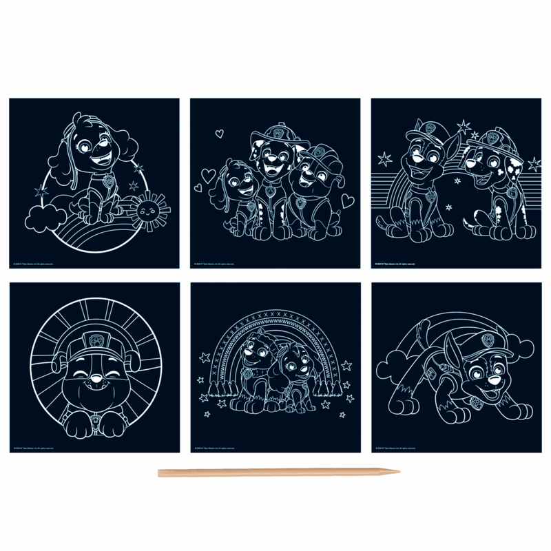 Paw Patrol 6 Scratch Cards