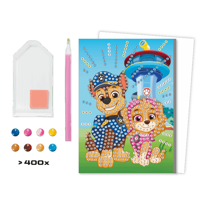 Paw Patrol Diamond Painting Card And Envelope