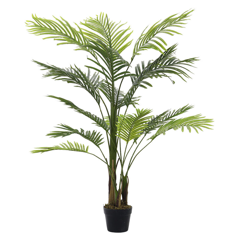 Garden Sanctuary 130cm Artificial Bamboo Palm Tree Plant in Pot Indoor Living Room Plant Decor