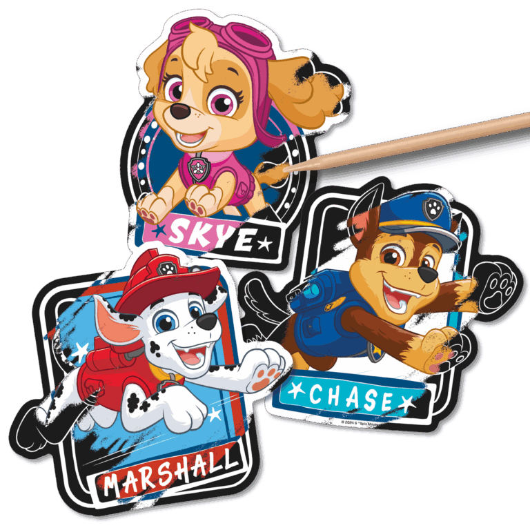 Paw Patrol Scratch Art Stickers