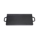 Breeins Rectangular Cast-Iron Reversible Griddle & Grill Pan