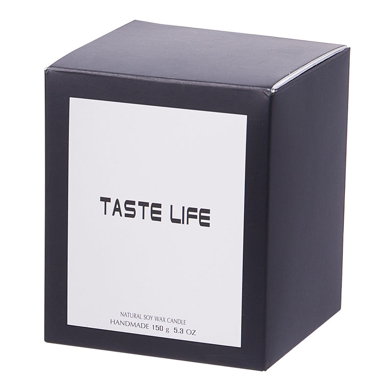 Lifeideas Handmade Soy Wax Scented Candle in Frosted Glass Jar