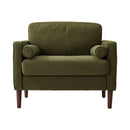 Livingandhome Upholstered Single Sofa Armchair