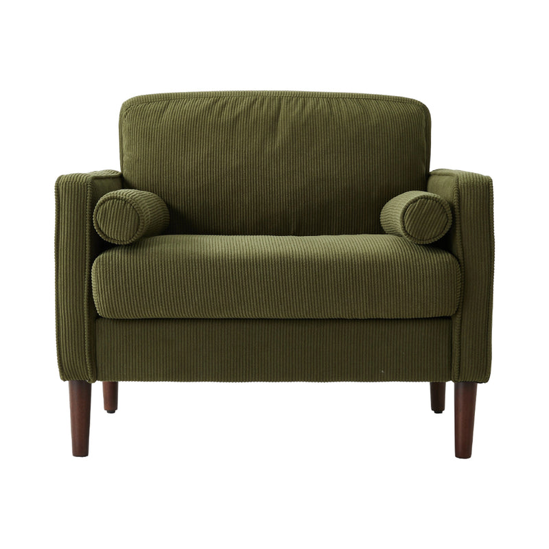 Livingandhome Upholstered Single Sofa Armchair