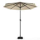 Outdoor Solar 24 LED Lights Patio With Crank For Patio Market With Base