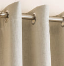 Enhanced Living Vogue Cream Eyelet Thermal Noise reducing Dim Out Curtains - Pair