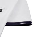 Turn Down Collar Short Sleeve Polo Shirt - White