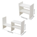 Livingandhome Adjustable Desktop Storage Shelf