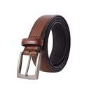 Modishion Pin Buckle Leather Belt Accessory - Brown
