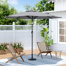 3M Large Rotating Patio Parasol for Outdoor Sunshade and Rain