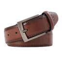 Modishion Pin Buckle Leather Belt Accessory - Brown