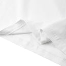 Turn Down Collar Short Sleeve Polo Shirt - White