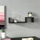Livingandhome Set of 2 Wooden Wall Mounted Floating Shelves