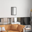 HOMCOM 60x40cm Wall Bathroom Mirror For Home Decor, Vanity Mirror, Black