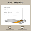 HOMCOM 60x40cm Wall Bathroom Mirror For Home Decor, Vanity Mirror, Black