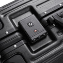 Livingandhome 20 Inch Suitcase with Combination Lock and USB Charging Port