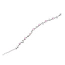 Modishion Delicate Open-Heart Bracelet With Cubic Zirconia