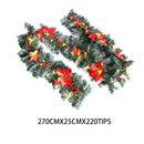 Lifeideas 270cm Artificial Spruce Garland with 50 Warm White LED Lights