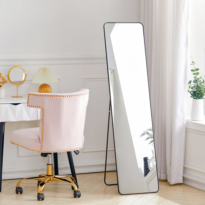 Livingandhome Stylish Full Body Metal Frame Wall Mirror