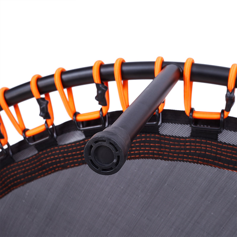 Lifeideas 48in Bungee Cords Foldable Round Trampoline with Adjustable U-Handle Bar