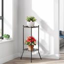 Breeins Black Metal Plant Display Rack